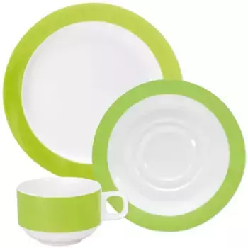 Набор столовой посуды Bergman, зеленый