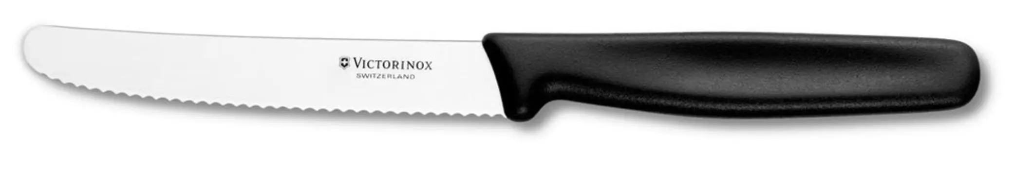 Набор столовых ножей VICTORINOX из 6 черных ножей 5.1333 с волнистым лезвием Victorinox Swiss Army