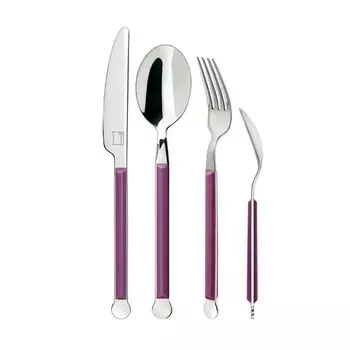 Набор столовых приборов, 24 предмета, на 6 человек, столовые приборы из нержавеющей стали, столовые приборы, столовые приборы GIANNINI