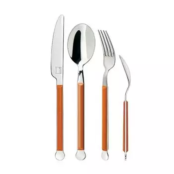 Набор столовых приборов, 24 предмета, на 6 человек, столовые приборы из нержавеющей стали, столовые приборы, столовые приборы GIANNINI