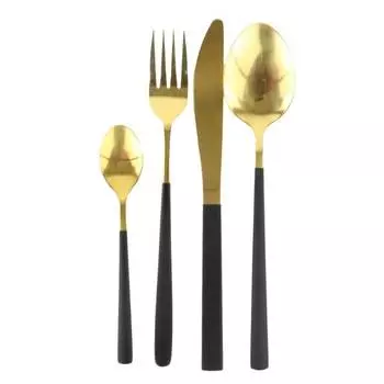 Набор столовых приборов 2737608 Otix, черный