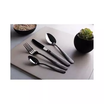 Набор столовых приборов Berlingerhaus 24 шт. Нержавеющая сталь Royal Black Collection II BH-2620, черный