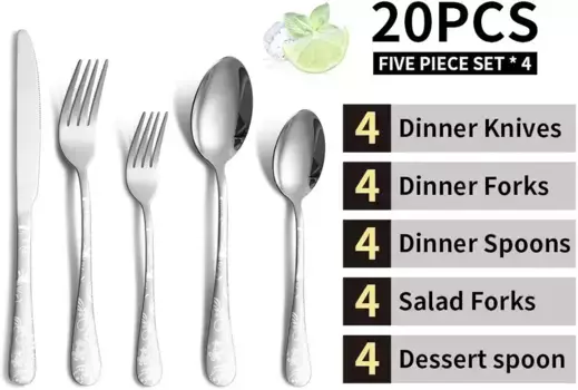 Набор столовых приборов BundiGlassware