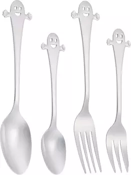 Набор столовых приборов Ciao, 4 предмета, нержавеющая сталь 18-8, производство Япония Nagao