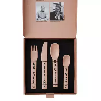 Набор столовых приборов Design Letters, бежевый