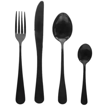 Набор столовых приборов Eazy Living, черный