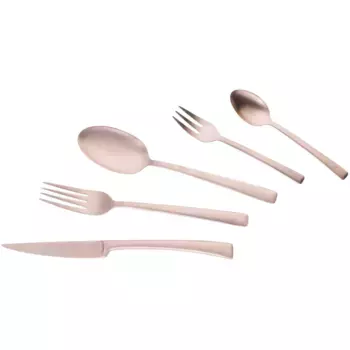 Набор столовых приборов ECHTWERK «Avelino», (набор, 30 шт.), настольные столовые приборы, цвет бронзы, в подарочной упаковке, цвет bronzefarben