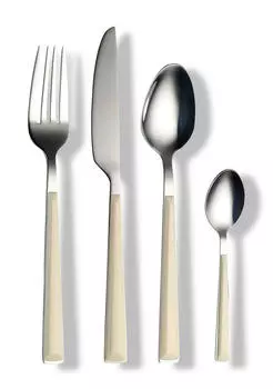 Набор столовых приборов Echtwerk, кремовый/серебристый