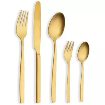 Набор столовых приборов ECHTWERK «Positano», (набор, 30 предметов), столовые приборы, цвет золота, подарочная коробка, цвет goldfarben
