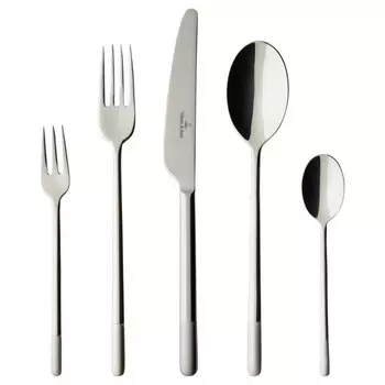 Набор столовых приборов Ella из атласа, 30 предметов Villeroy & Boch, серебро