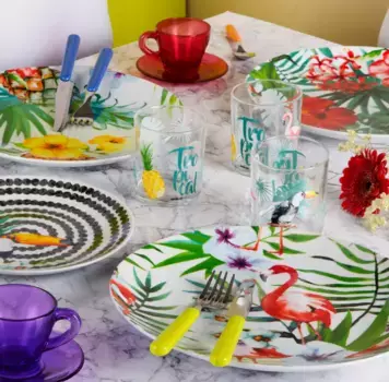 Набор столовых приборов Excelsa, зеленый