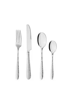 Набор столовых приборов Gent, 24 предмета, на 6 персон, нержавеющая сталь Gent Grwe, серебро
