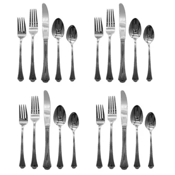 Набор столовых приборов Gorham Nouveau 20 шт, стальной