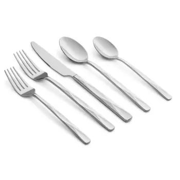 Набор столовых приборов Graze by Cambridge Ayden Mirror Forged 20 предметов, серебряный