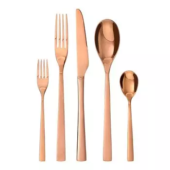 Набор столовых приборов GRWE Porto, 10 предметов, на 2 персоны, нержавеющая сталь, медь