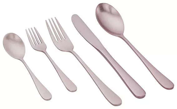 Набор столовых приборов Homeware Profession., розовый/золотой