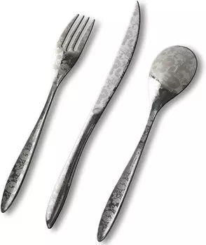 Набор столовых приборов IKI Phoenix, 3 предмета, нержавеющая сталь 18-8, деревянная коробка, сделано в Японии Nagao, Phoenix Oh