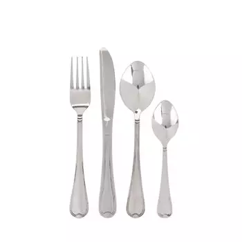Набор столовых приборов из нержавеющей стали 16 предметов HTI-Living, серебро