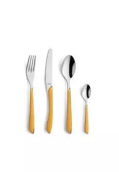 Набор столовых приборов Kuppels, senfgelb