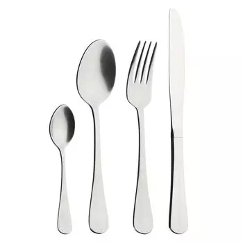 Набор столовых приборов La Porcellana Bianca, 24 предмета P10020P024, серебро