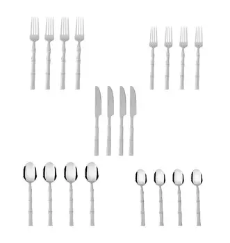 Набор столовых приборов Mainstays Bamboo Design, 20 предметов