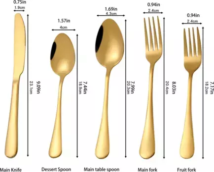 Набор столовых приборов Minhgoring