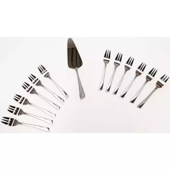 Набор столовых приборов Mulex «Алабама», (набор, 13 предметов), набор для торта, цвет edelstahlfarben
