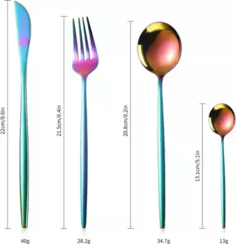 Набор столовых приборов OEM, серебряный