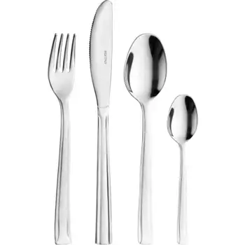 Набор столовых приборов PINTINOX «ERIKA» (набор из 24 предметов), в современном и неподвластном времени дизайне, цвет chromfarben, silberfarben