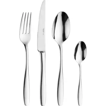 Набор столовых приборов PINTINOX «PONZA» (набор из 24 предметов), в современном, неподвластном времени дизайне, цвет edelstahlfarben