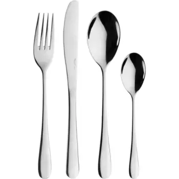 Набор столовых приборов PINTINOX «Принцесса» (набор из 24 предметов) в современном, неподвластном времени дизайне, цвет edelstahlfarben