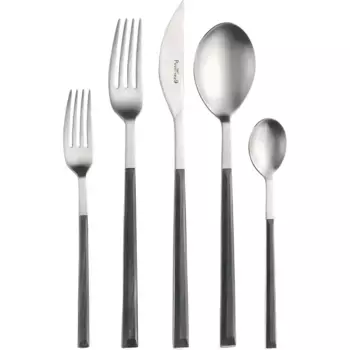 Набор столовых приборов PINTINOX «Суши», (набор, 30 предметов), сатинированная поверхность, с пластиковой ручкой под дерево, цвет edelstahlfarben/anthrazit
