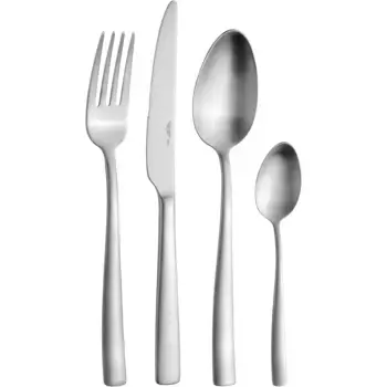 Набор столовых приборов PINTINOX «VILLA SATIN», (набор, 16 предметов), в современном, неподвластном времени дизайне, цвет edelstahlfarben
