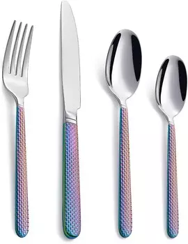Набор столовых приборов Rainbow из 16 предметов Onlycooker, Rainbow
