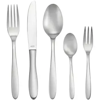 Набор столовых приборов RSLE «CULTURE», (набор, 30 предметов), матовый, можно мыть в посудомоечной машине, цвет silberfarben