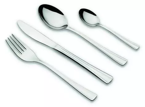 Набор столовых приборов синди (24 предмета) Mser, серебряный