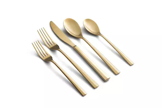 Набор столовых приборов Sofia Рome Gold Satin, 20 предметов