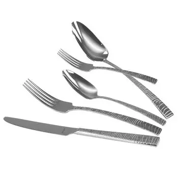 Набор столовых приборов Solex Alexa 60 предметов на 12 персон, серебро