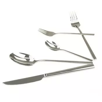 Набор столовых приборов Solex Helena 60 предметов на 12 персон, серебро