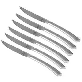 Набор столовых приборов Solex Sophia, 6 предметов, ножи для стейка, полная ручка