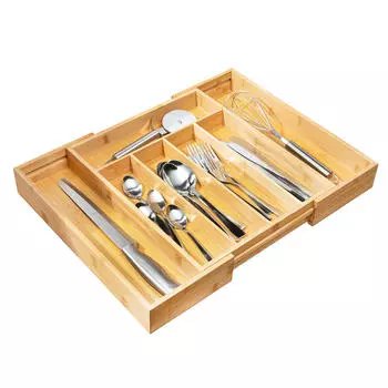 Набор столовых приборов, светло-коричневый/серебряный