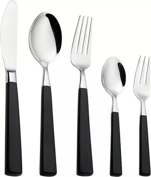 Набор столовых приборов Todai Ivon Black, 5 предметов, производство Япония