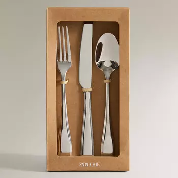 Набор столовых приборов Zara Home Classic, 3 предмета, нержавеющая сталь