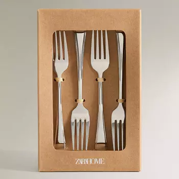 Набор столовых приборов Zara Home Classic Brunch Forks, 4 предмета, нержавеющая сталь