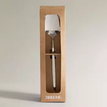Набор столовых приборов Zara Home Dessert Spoons With Thin Handles, 4 предмета, нержавеющая сталь