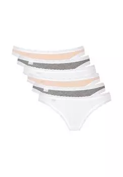 Набор стрингов, 6 шт., 24/7, выходные sloggi, цвет White Light Combination