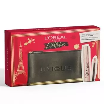 Набор сумочек L'Oreal Paris Atelier с тушью для ресниц и карандашом Paradise, L'Oreal