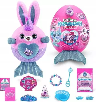 Набор-сюрприз ZURU Rainbocorns Mermaidcorn с плюшевым кроликом