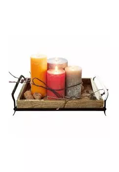 Набор свечей Joliet из 4-х разноцветных Loberon, bunt