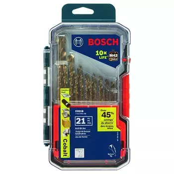 Набор сверл Bosch Cobalt M42 CO21B, 21 шт